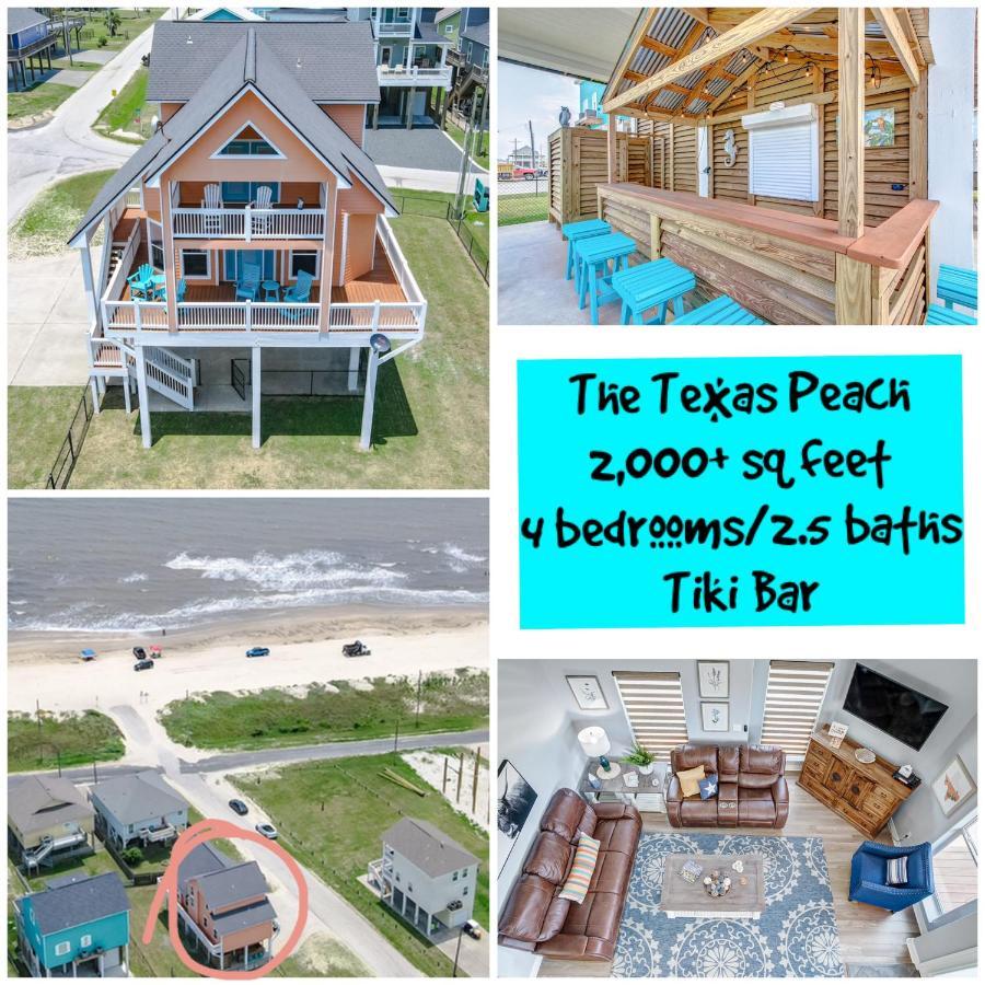 Вилла Spring Break Specials! Front Row Views - Tiki Bar - Playground Bolivar Peninsula Экстерьер фото