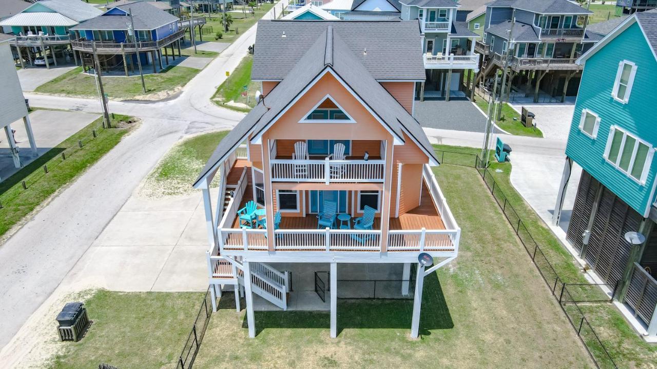 Вилла Spring Break Specials! Front Row Views - Tiki Bar - Playground Bolivar Peninsula Экстерьер фото